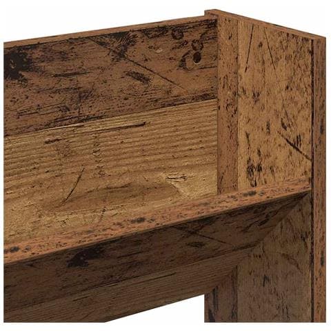 Armadi per scarpe da muro 2 pcs Legno vecchio Legno multistrato - Foto 9