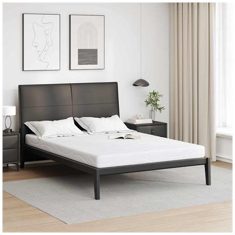 Materasso Bianco 140 x 190 cm Schiuma - Foto 2