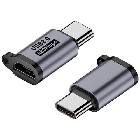 Adattatore Micro Usb Femmina A Type-c Maschio (confezione Da 3) - Ricarica Rapida E Trasferimento Dati - Foto 1