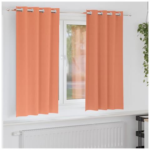 Tende con tende 2 pcs Terracotta Poliestere - Foto 2