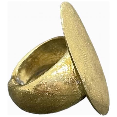 Anello/targa Placcata In Oro - Foto 4