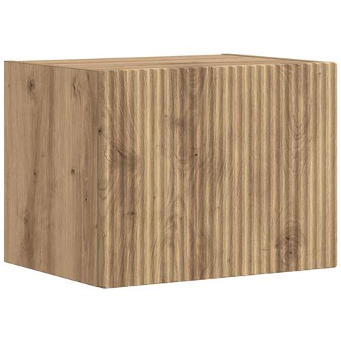 Mobile TV da parete Rovere Artigianale 60 x 31 x 29.5 cm - Foto 1