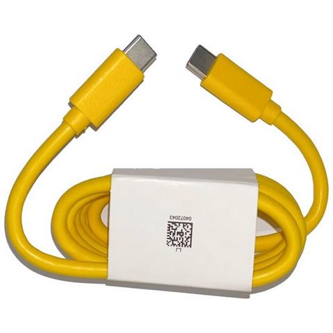 Cavo Ricarica Originale Turbo Charge Type-c 6a 66w Yellow Bulk Per Smartphone Tablet - Foto 1