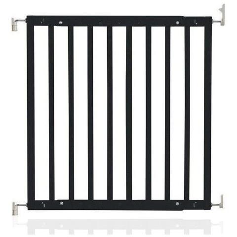 Safetots Cancelletto Per Scale Robusto In Legno Con Montaggio A Vite, Nero, 63,5cm - 105,5cm - Foto 1