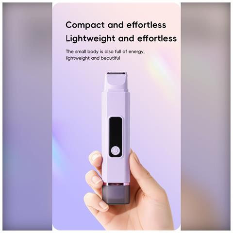 Epilatore Elettrico A Doppia Testina Ricaricabile Per Corpo - Delicato Sulla Pelle Per Donne E Uomini Purple - Foto 2