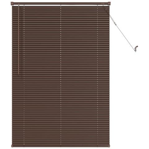 Tenda Veneziana Marrone Scuro con Motivo 150 x 70 cm PVC - Foto 1