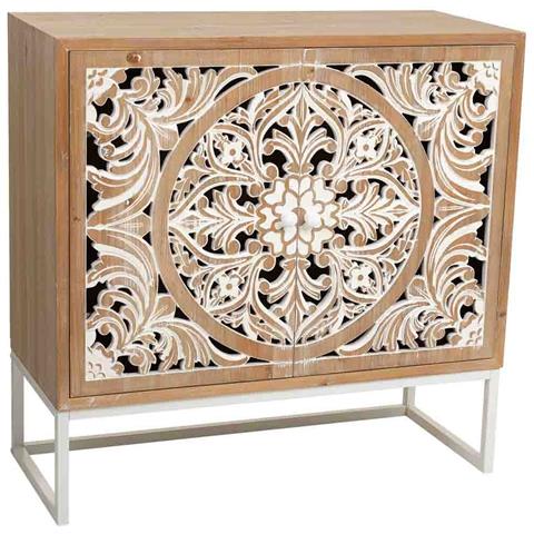 Mobile Da Ingresso In Legno Bianco 85x35x80 - Foto 1