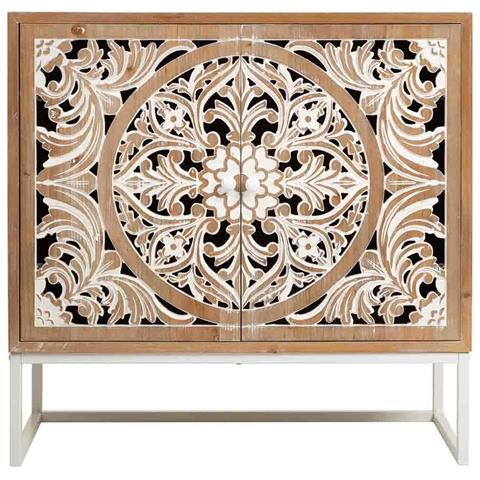 Mobile Da Ingresso In Legno Bianco 85x35x80 - Foto 2