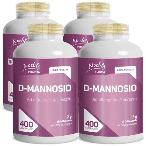 D-Mannosio 400 Compresse - Formula Pura in Compresse - Benessere Vie Urinarie e Uso Quotidiano (Confezione quadrupla) - Foto 1