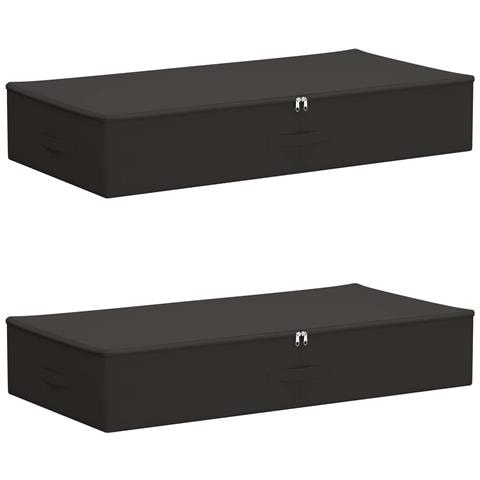 Scatola di Stoccaggio 2 pcs Antracite 100 x 50 x 18 cm - Foto 1