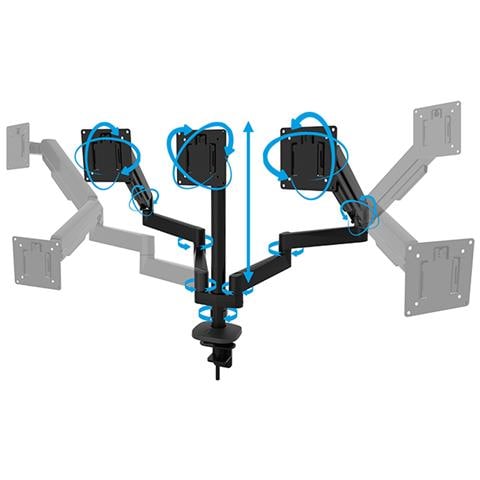 BT7353/B Supporti a parete per TV 81,3 cm (32") Scrivania Nero - Foto 8