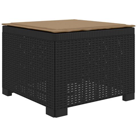Divano da Giardino a 1 Posto con Cuscino Aspetto Rattan PP - Foto 1