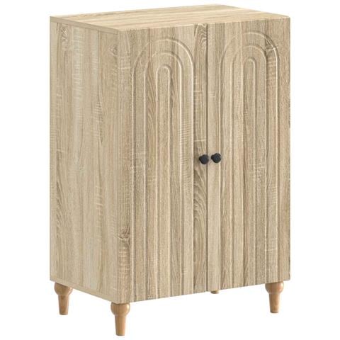 Mobile per scarpe ALKMAAR 59,5 x 39,5 x 90 cm Rovere Sonoma - Foto 1