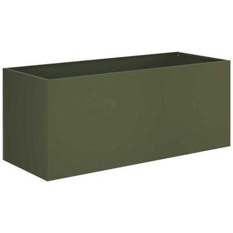 Vaso da giardino Verde Oliva 80 x 40 x 40 cm - Foto 1