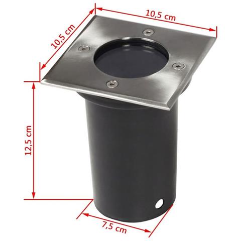 Faretti Carrabili 12 pz per Esterni Quadrati - Foto 16