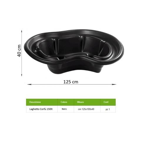 Laghetto Da Giardino Termoformato Corfù Da 150 Lt - Foto 1