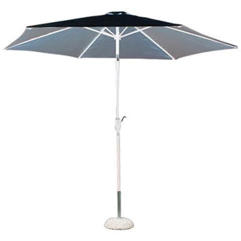Ombrellone Da Giardino Ø 3 Palo Centrale Telo Grigio Per Esterno Ristorante Gelateria Bar Hotel Albergo - Foto 1