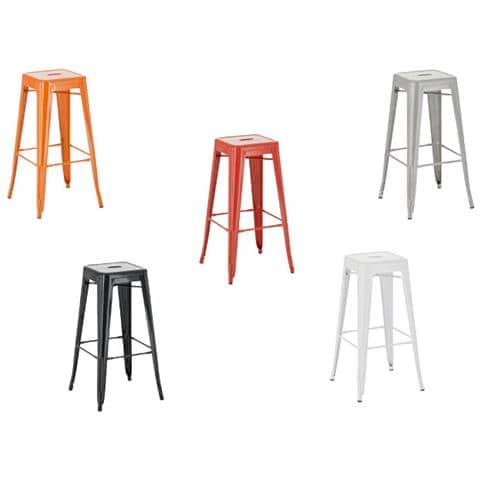 Sgabello Joshua Bianco - Foto 5