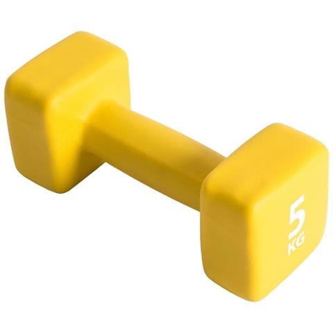 Manubrio 5 Kg In Neoprene Giallo - Foto 1