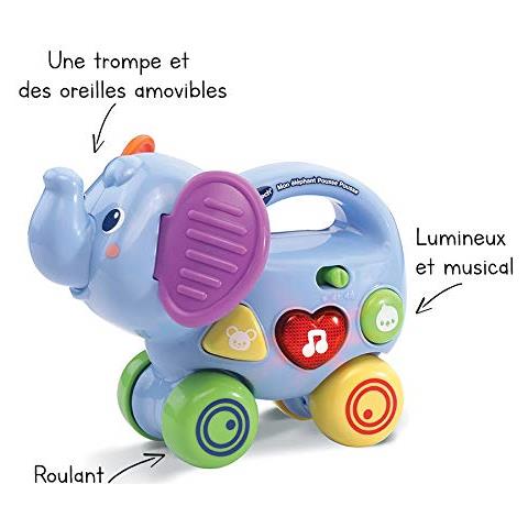 Elephant - Giocattolo Prima Infanzia, 80-513605, Multicolore - Foto 2