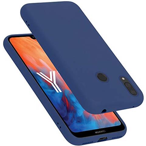 Custodia Compatibile Con Huawei Y7 2019 / Y7 Prime 2019 In Liquid Blu - Coperchio Protettivo In Silicone Tpu Flessibile - Foto 1