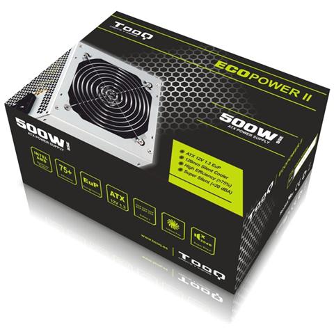 TQEP-500SSE 500W ATX Argento alimentatore per computer - Foto 1