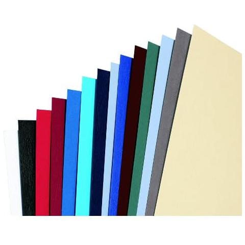 Copertine rilegatura LeatherGrain 25 finestrella nere (50) - Foto 2