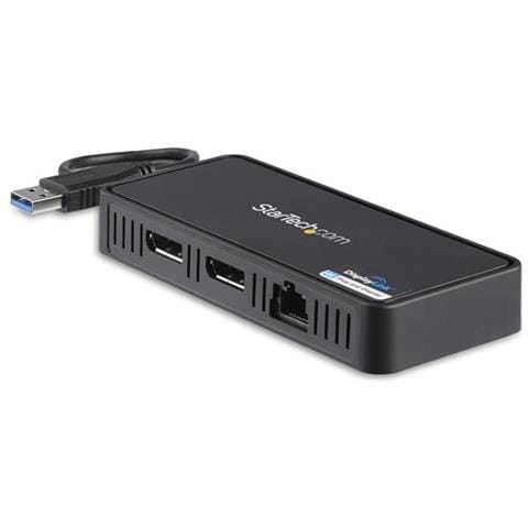 Mini Docking Station USB a Doppio DisplayPort per portatili - Dual 4K 60Hz - GbE - USB 3.0 - Mac & Windows - Foto 2