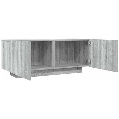 Mobile TV Grigio Sonoma 100x35x40 cm in Legno Multistrato - Foto 2