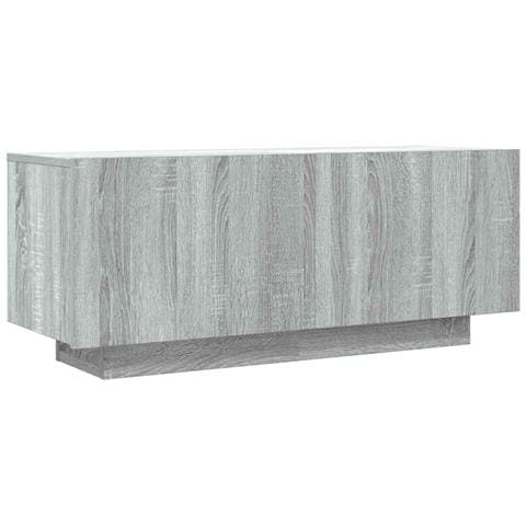 Mobile TV Grigio Sonoma 100x35x40 cm in Legno Multistrato - Foto 1