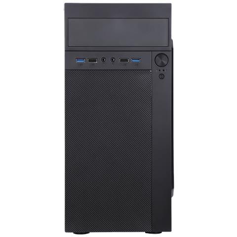 Case THEON Mini Tower micro ATX 2 Porte USB 3.2 Colore Nero - Foto 2