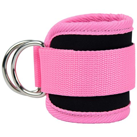 Cinturino Alla Caviglia Per L'allenamento Della Forza Con Macchine Via Cavo Pink - Foto 1