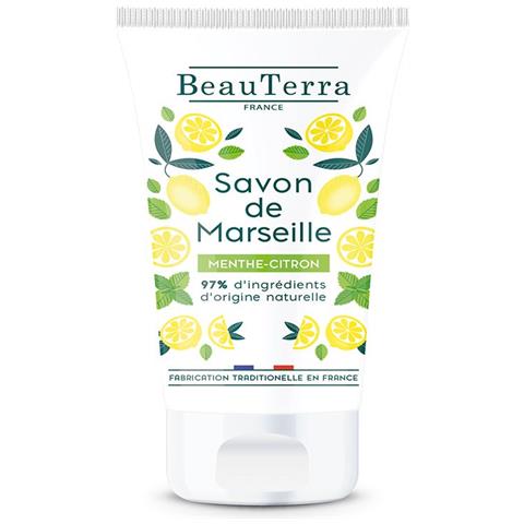 Sapone Di Marsiglia Menta Limone 100ml Beauterra - Foto 1