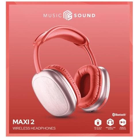 Cuffie Bluetooth MS Maxi2 Rosse - Foto 4