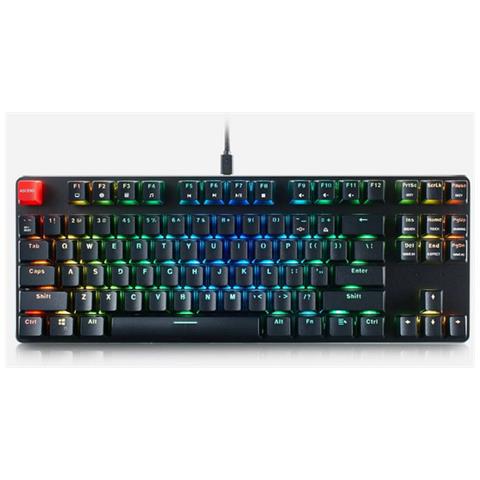 Tastiera USB GMMK-TKL-BRN  per Gaming Colore Nero - Foto 1