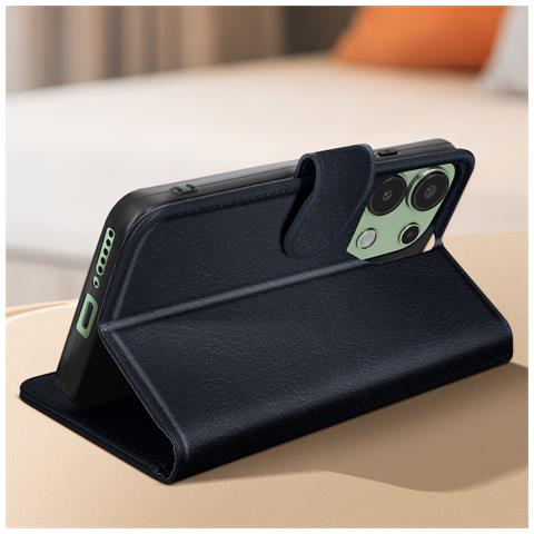 Custodia Per Xiaomi Redmi Note 13 4g Portafoglio Funzione Supporto - Foto 2