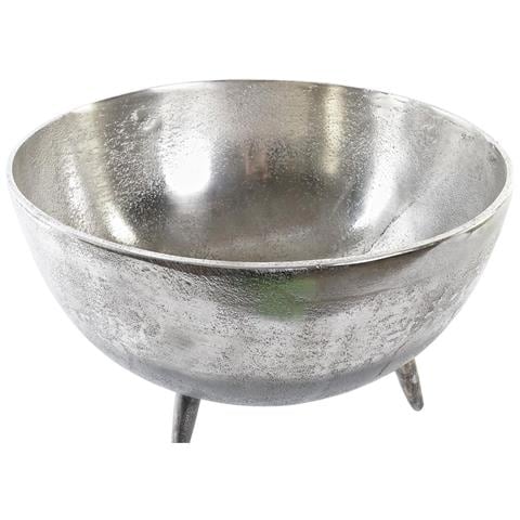 Centrotavola Dkd Home Decor 31 X 31 X 19,5 Cm Argentato Dorato Moderno (2 Unità) - Foto 2