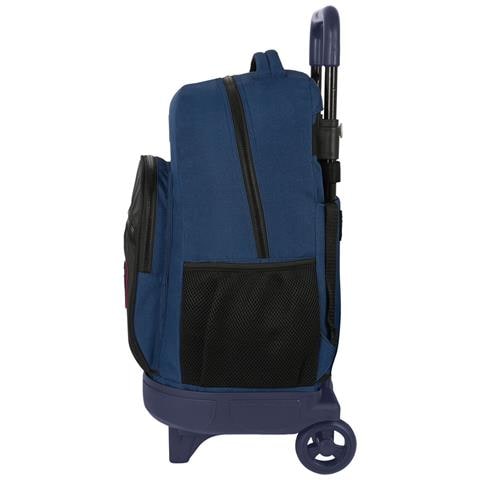 Trolley Per La Scuola Urban Nero Blu Marino (33 X 45 X 22 Cm) - Foto 2