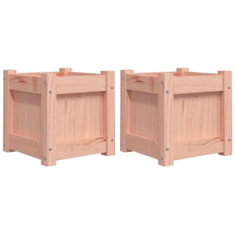 Fioriere Da Giardino 2 Pz In Legno Massello Di Douglas - Foto 2