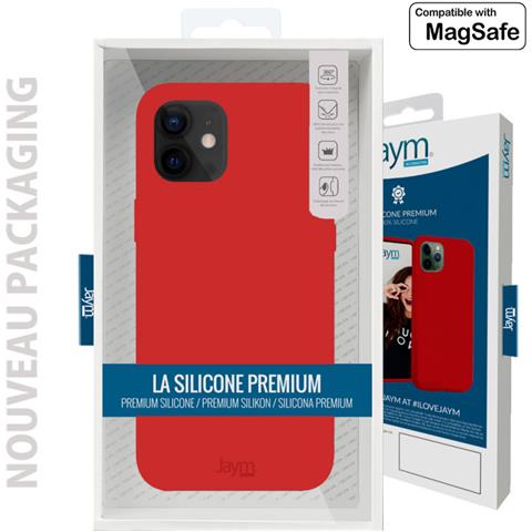 Cover Per Iphone 12 / 12 Pro Premium Silicone Microfibra, Rosso - Foto 2