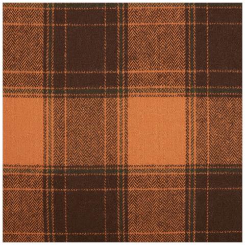 Cuscino Decorativo Barja 40 X 70 Cm Trama Gingham Arancione - Foto 5