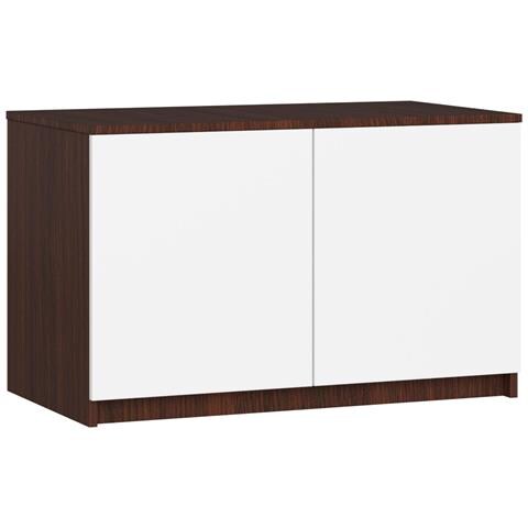 Sopralzo per armadio S90, 90x51x55 cm, Weng? e Bianco - Foto 1