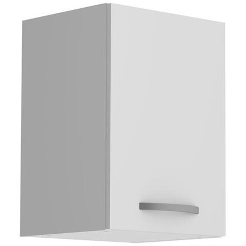 Mobile Da Cucina Alto 1 Anta + Ripiano - Bianco Opaco - 40 X 36 X Altezza 58 Cm - Foto 1