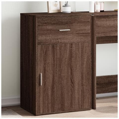Armadietto Rovere Marrone 56,5x39x90 Cm In Legno Multistrato - Foto 1