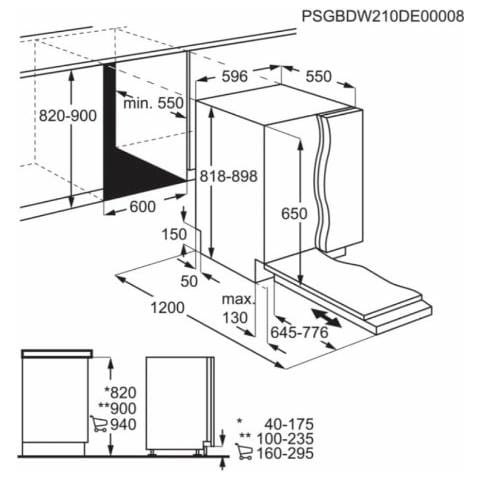 Lavastoviglie KESC8310L da Incasso a Scomparsa Totale Classe D Capacità 14 Coperti - Foto 10