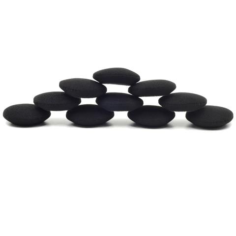 5 Paia Di Cuscinetti Auricolari Di Ricambio In Schiuma Morbida Per Cuffie, Dimensioni Multiple Black 48mm - Foto 1