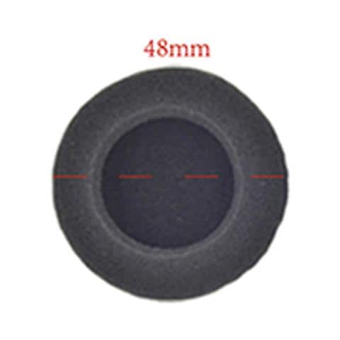 5 Paia Di Cuscinetti Auricolari Di Ricambio In Schiuma Morbida Per Cuffie, Dimensioni Multiple Black 48mm - Foto 5