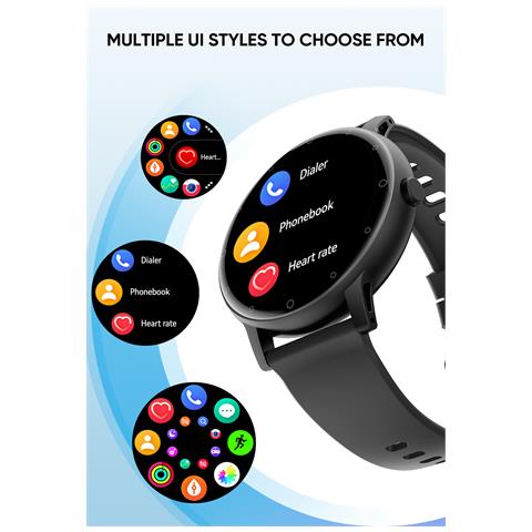 Smartwatch Con Monitoraggio Della Salute Black - Foto 7