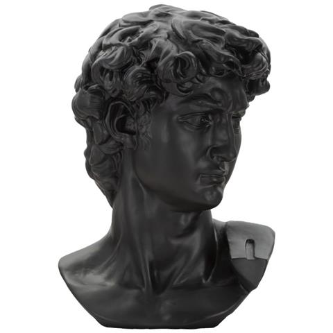Scultura Testa Antica Nera Cm 44x35,5x60 - Foto 1