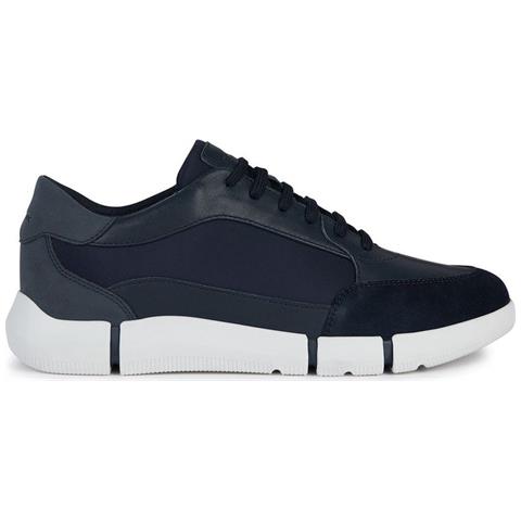 Adacter Sneakers Pelle Scarpe Uomo Blu Eu 42, U45ffb 08511 C4002 - Foto 1